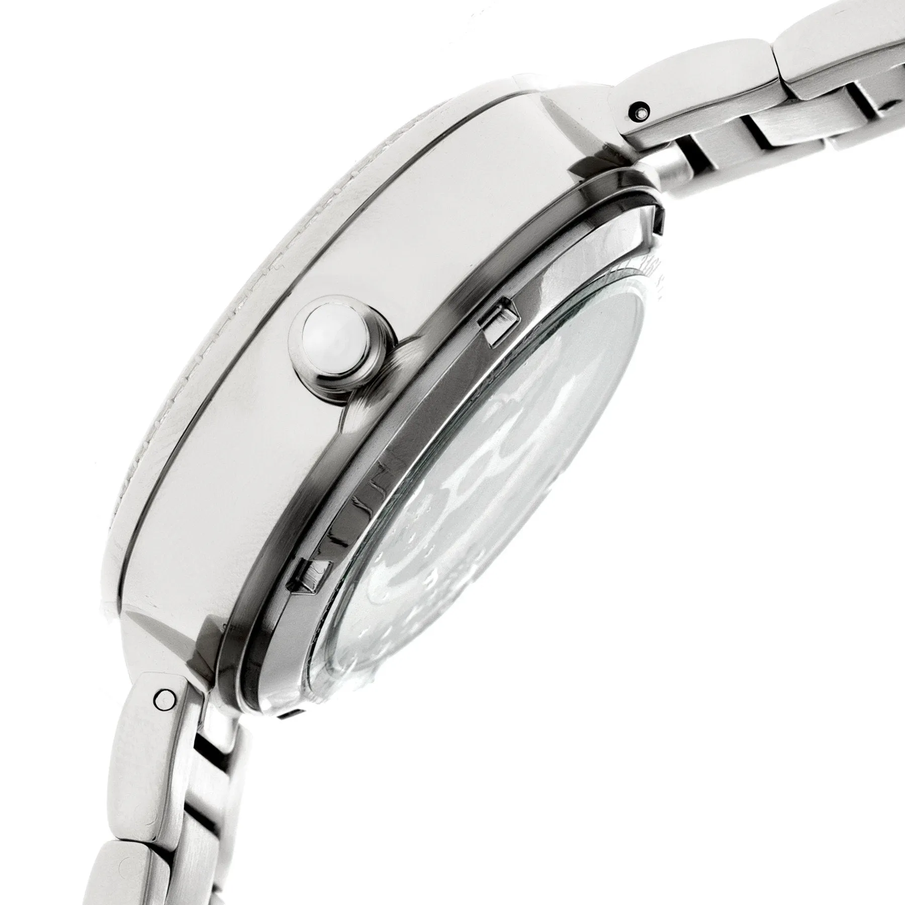 Empress Catherine Automatic Hammered Dial Bracelet Watch