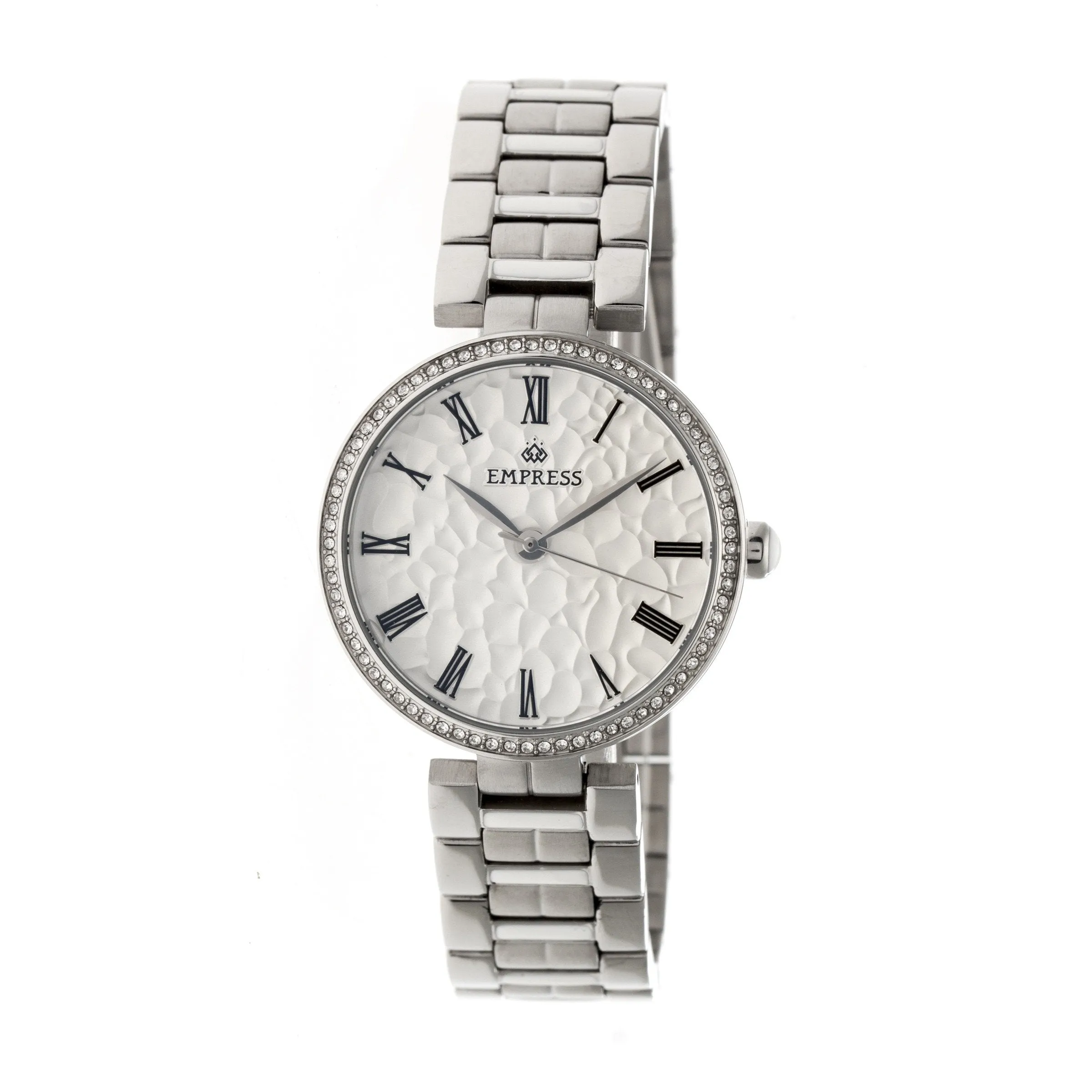 Empress Catherine Automatic Hammered Dial Bracelet Watch