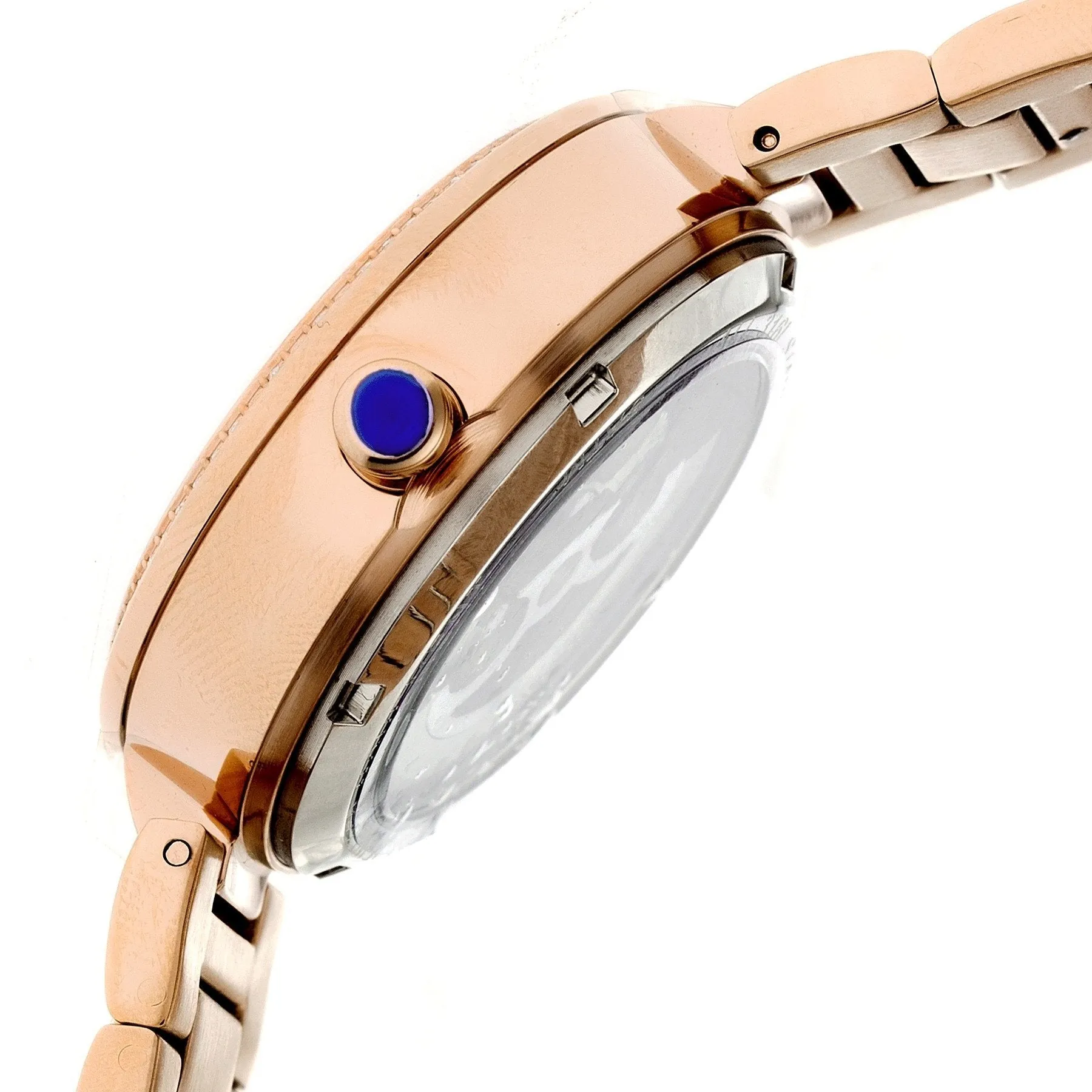 Empress Catherine Automatic Hammered Dial Bracelet Watch