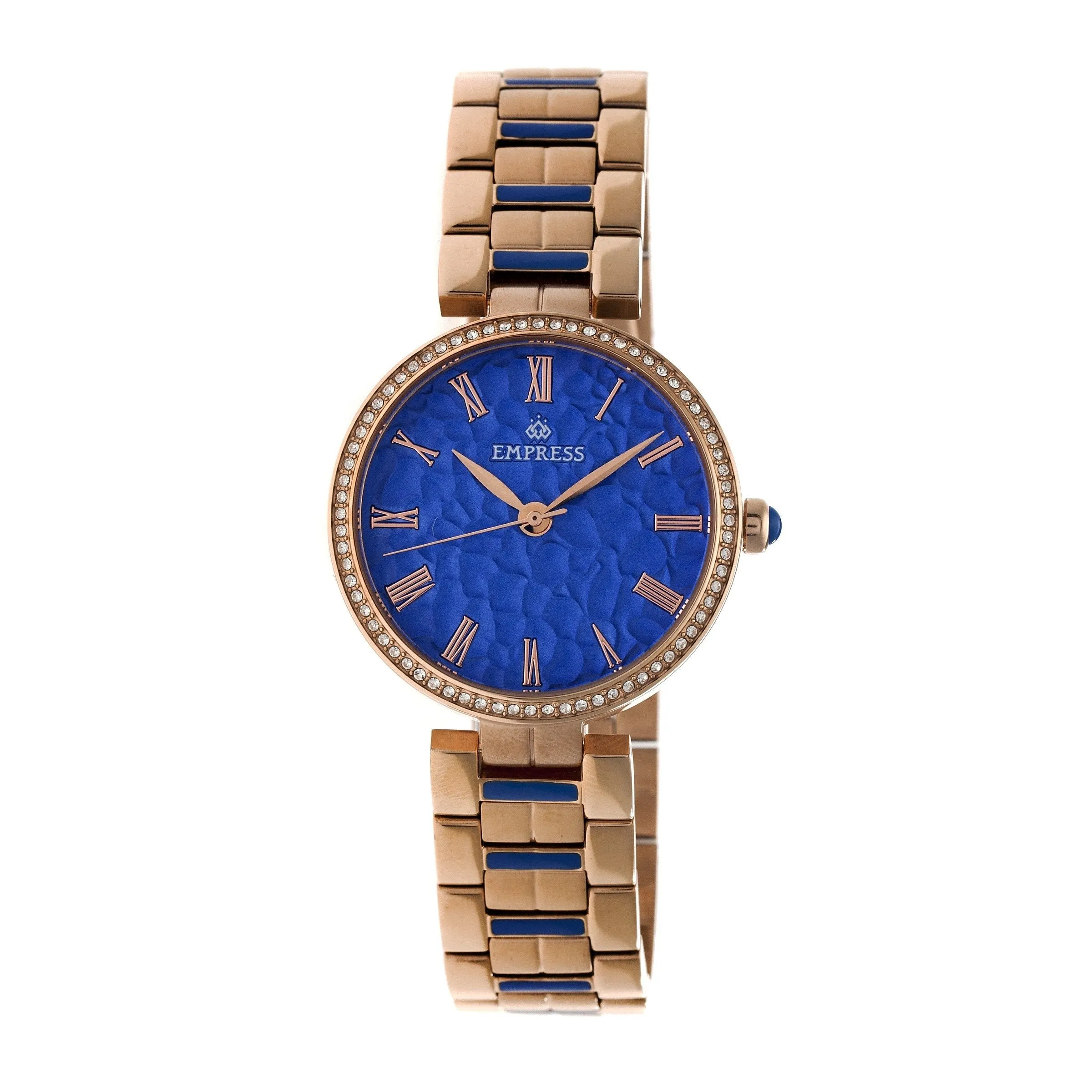 Empress Catherine Automatic Hammered Dial Bracelet Watch