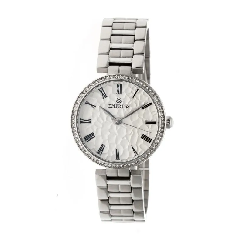 Empress Catherine Automatic Hammered Dial Bracelet Watch
