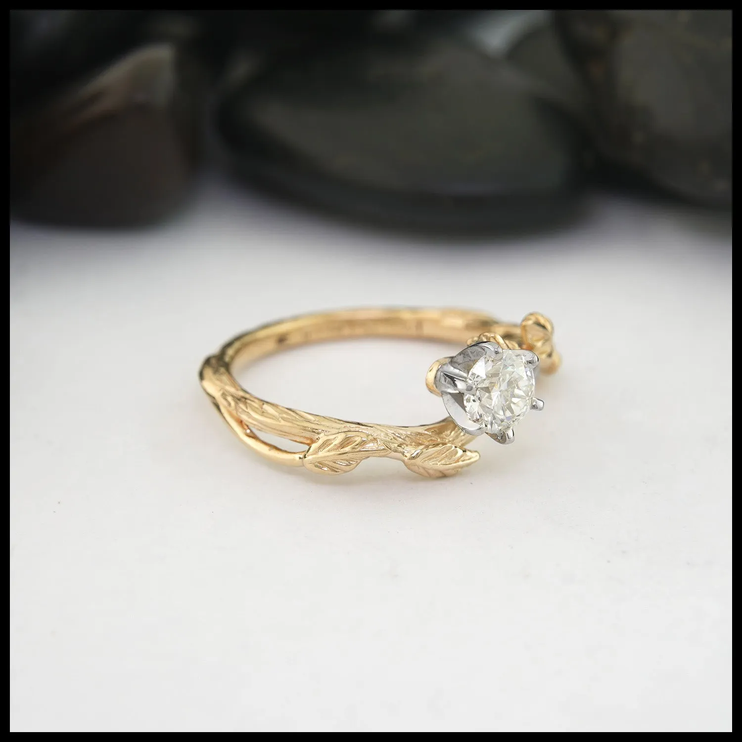 Entwined Engagement Set in 14K Yellow Gold