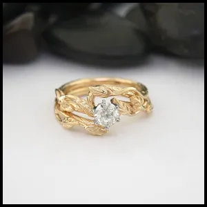 Entwined Engagement Set in 14K Yellow Gold