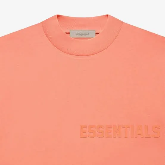 Essentials FW22 T-Shirt - Coral