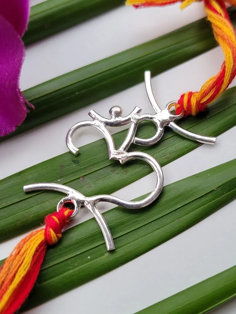 Eternal sisterhood - Silver Rakhi