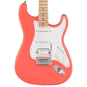 Fender 037-3202-511 Squier Sonic Stratocaster Tahitian Coral Electric Guitar