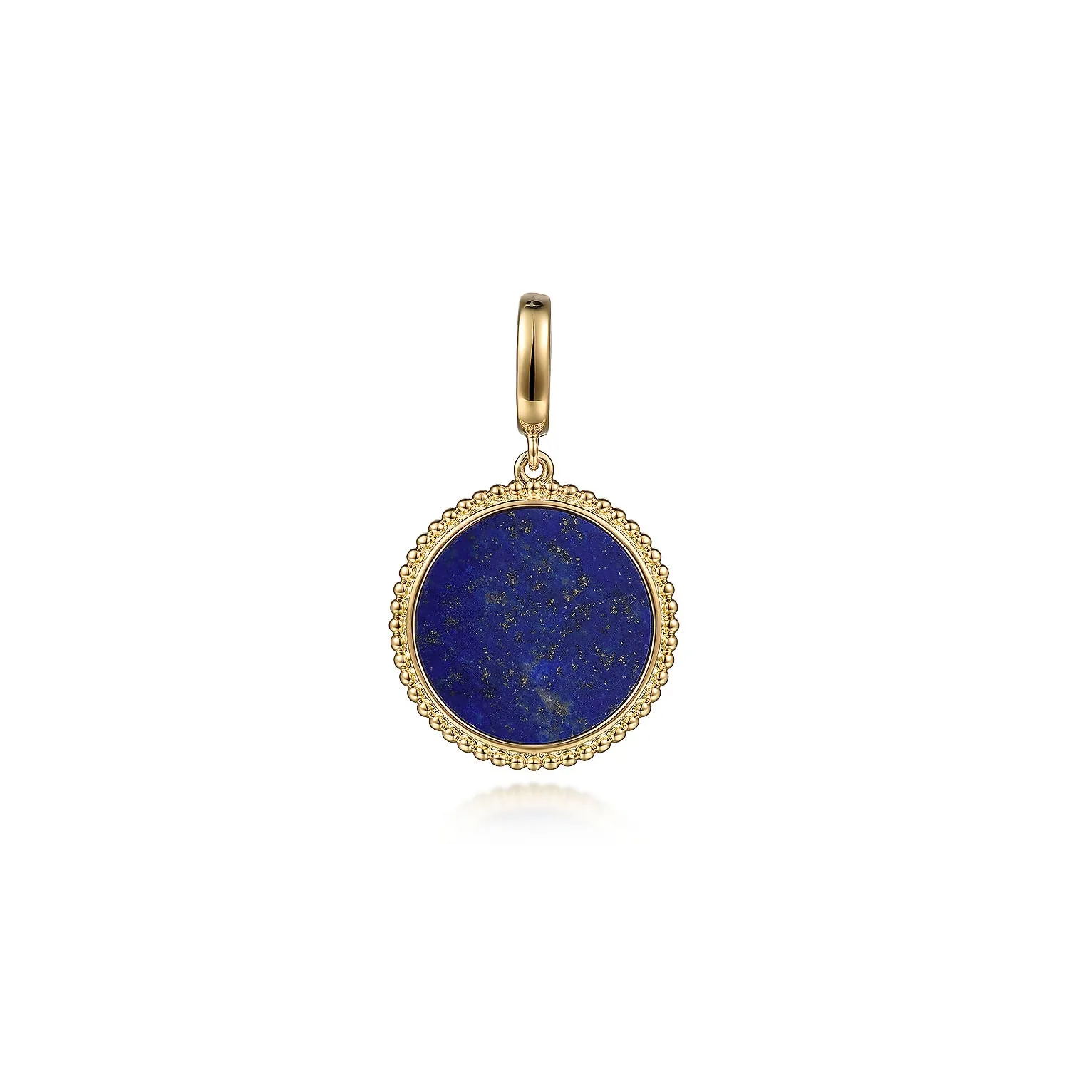 Gabriel & Co. Yellow Gold Lapis Pendant PT6617Y4JLP