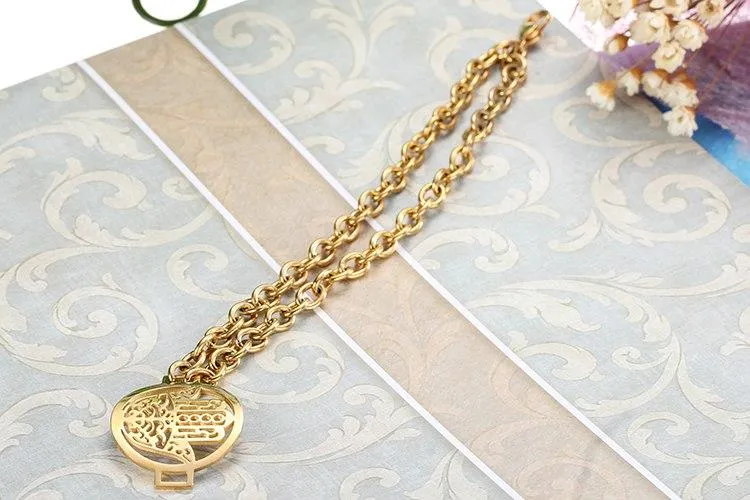 Gold or Silver Hamsa Hand Charm Bracelet