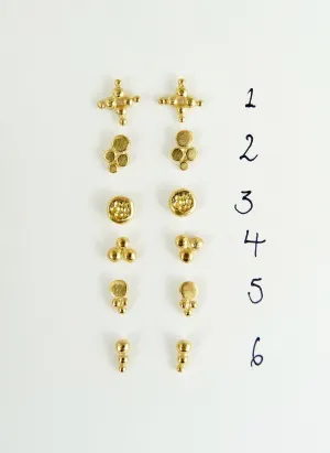 Gold Plated Stud Earrings