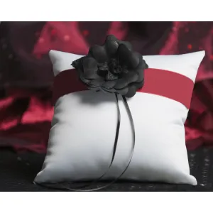 Gothic Romance Wedding Ring Bearer Pillow