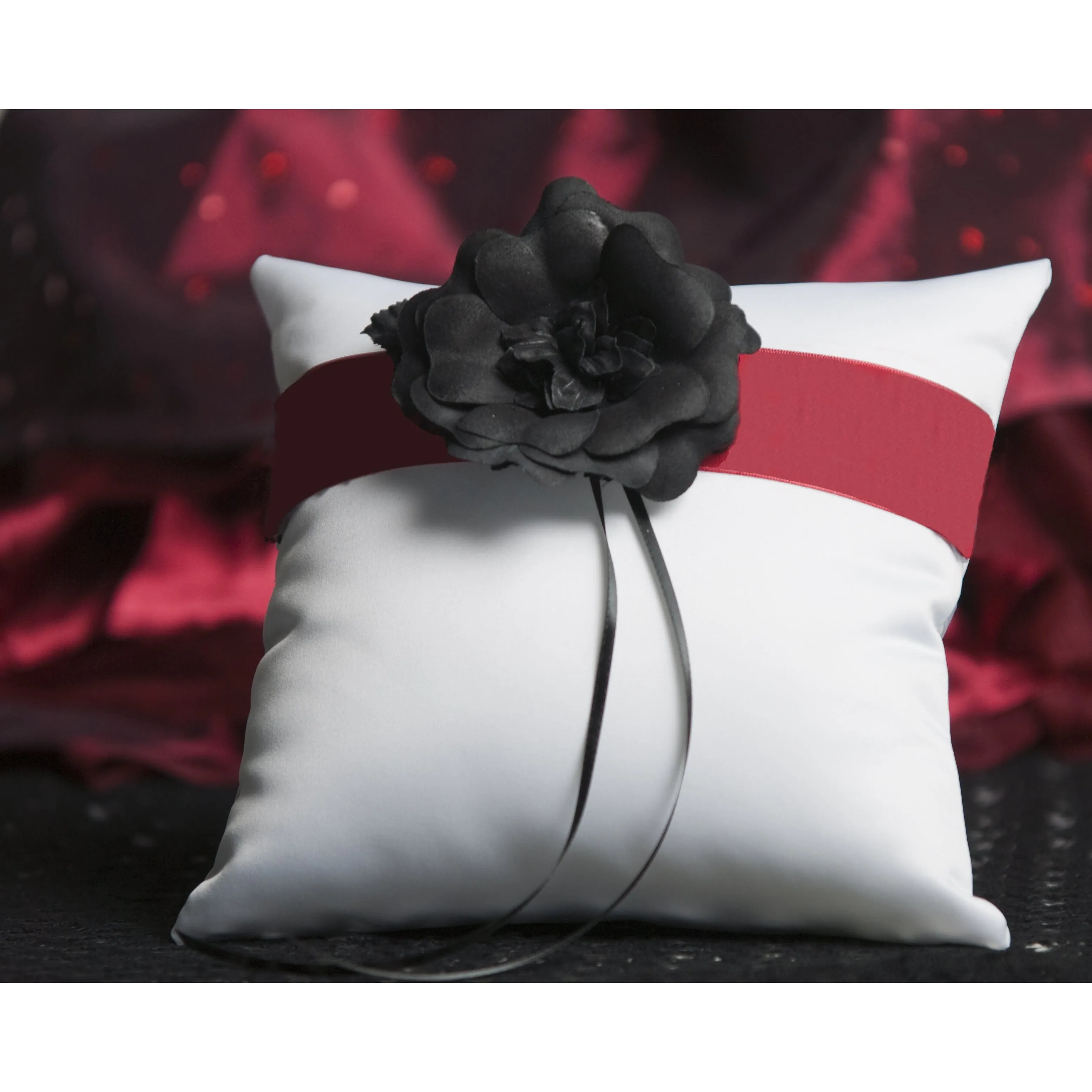 Gothic Romance Wedding Ring Bearer Pillow