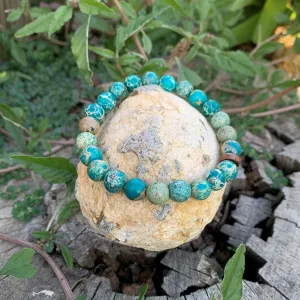 Green jasper bracelet