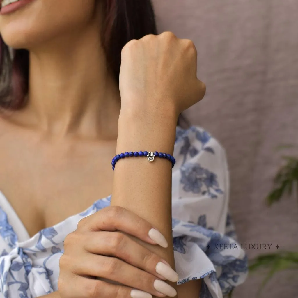Hamsa Harmony - Lapis Lazuli Bracelets