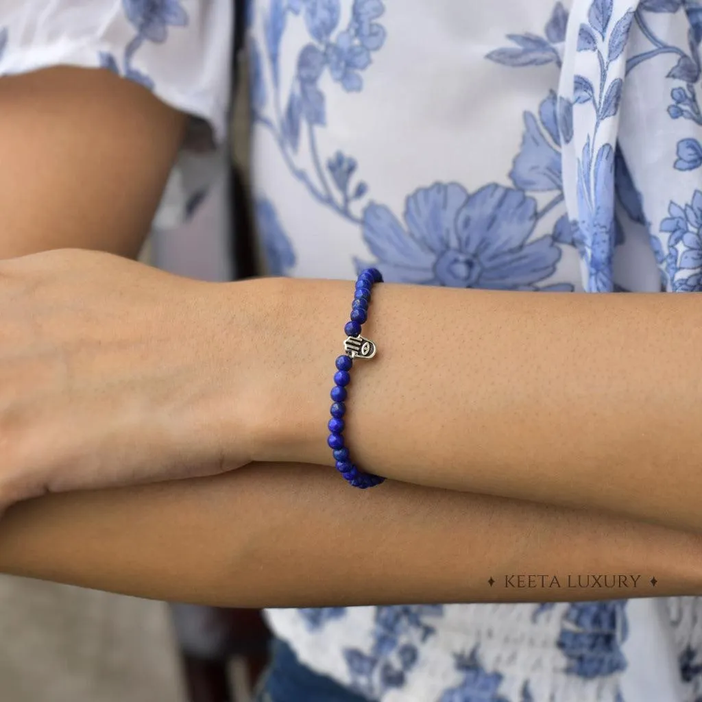 Hamsa Harmony - Lapis Lazuli Bracelets