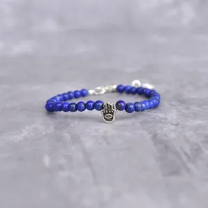 Hamsa Harmony - Lapis Lazuli Bracelets