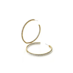 Ice and Water Hoop Earrings