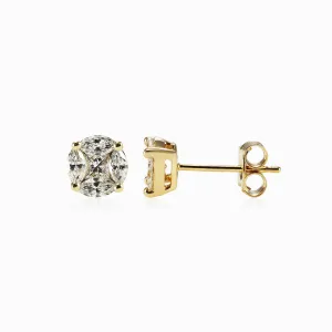 Illusion Large Diamond Studs