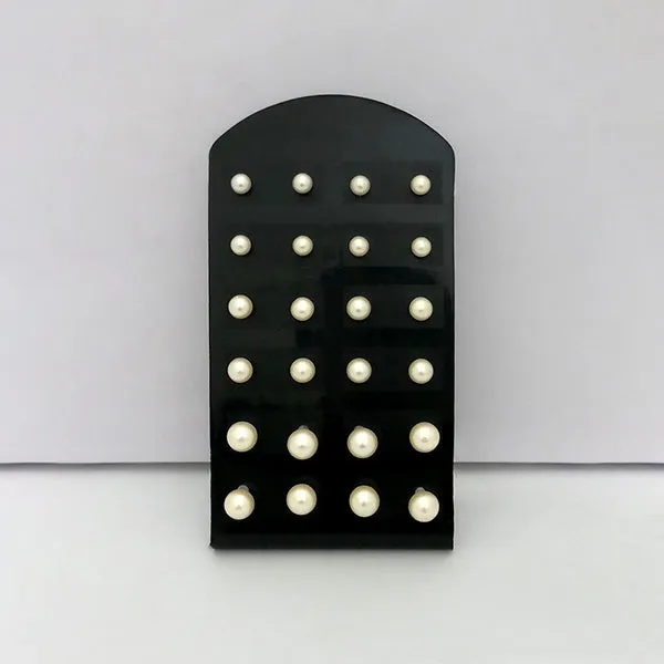 JewelMaze Set of 12 Stud Earrings Combo