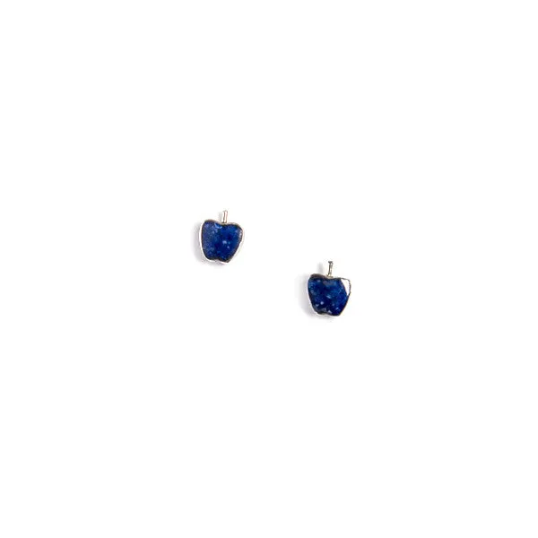 Lapis Lazuli Earrings Kuka | Handcrafted Artisan Work | From the Andes