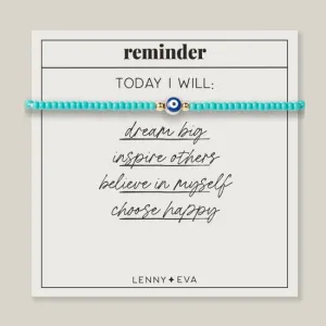 Maggie Bracelet - Evil Eye Turquoise
