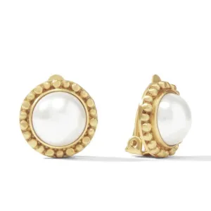 Marbella Pearl Clip Earring