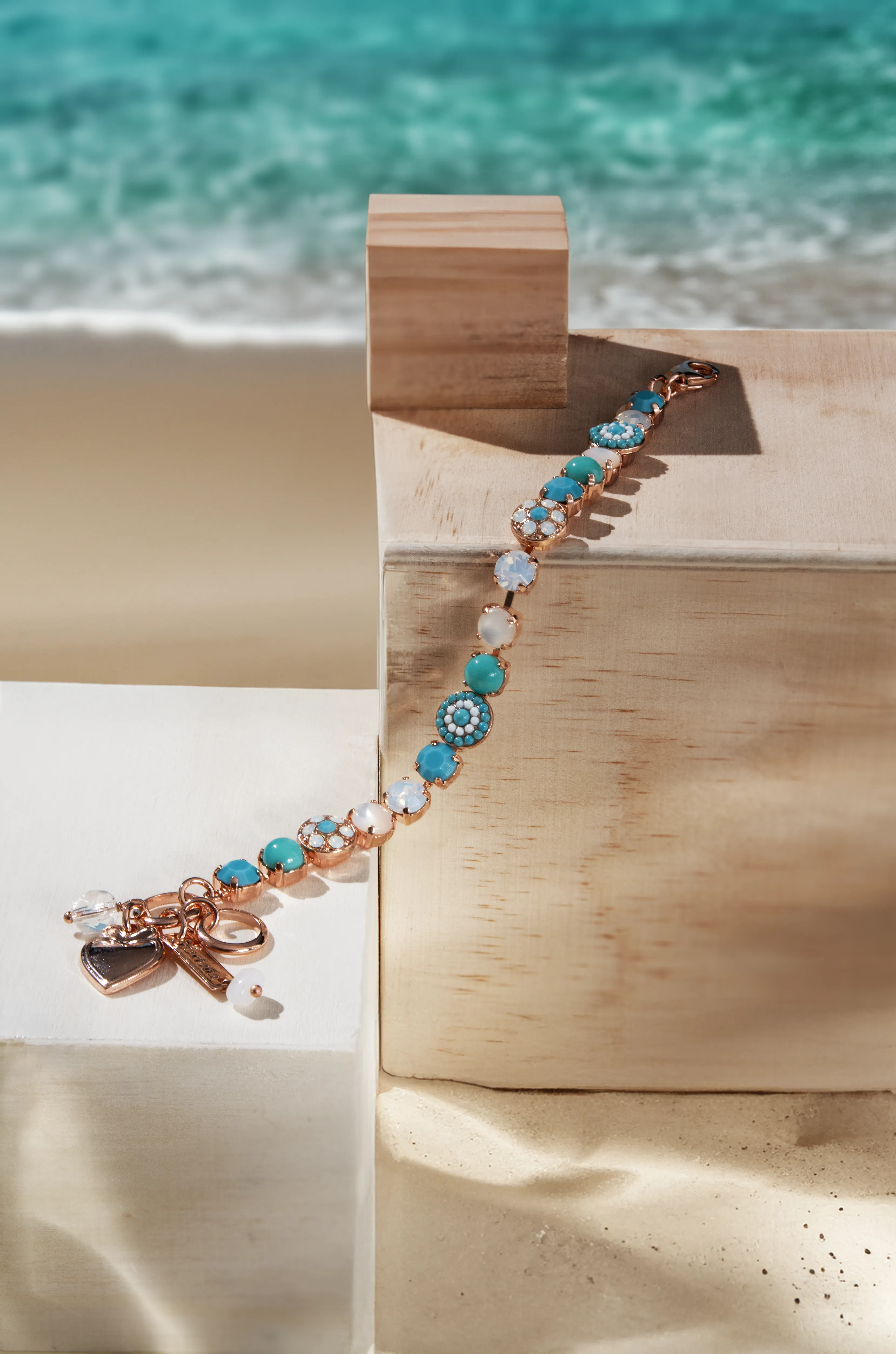 Medium Oval Elemental Bracelet in "Aegean Coast" *Custom*
