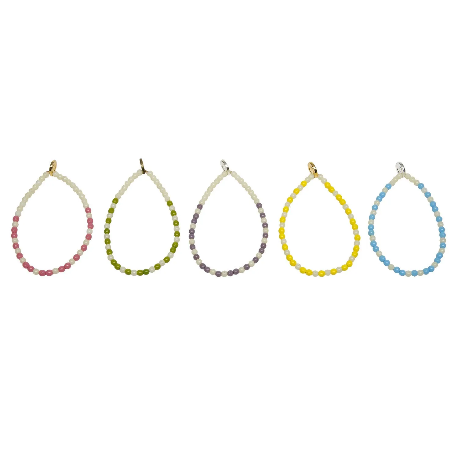 Men's Happiness Morse Code Blessing Glass Bead Bracelet