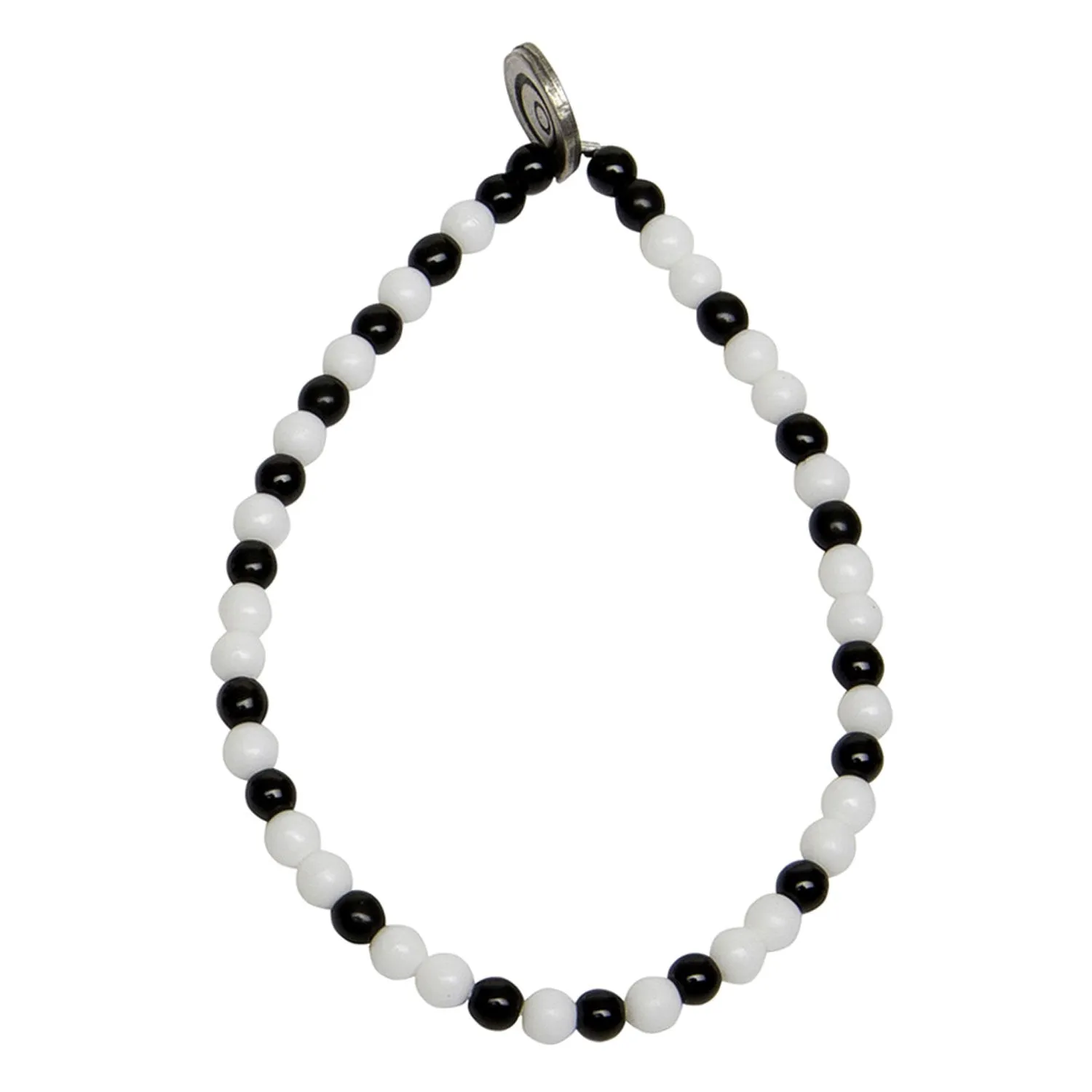 Men's Happiness Morse Code Blessing Glass Bead Bracelet