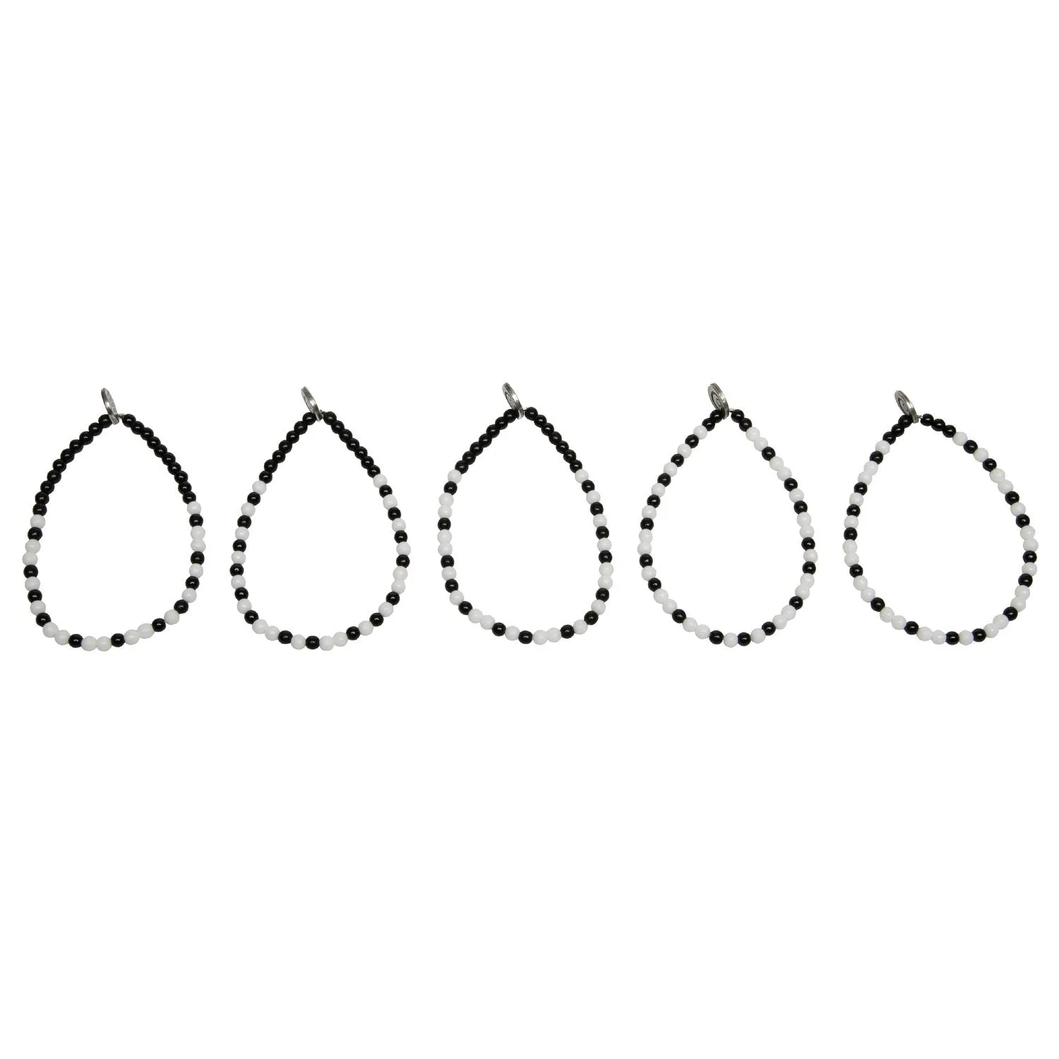 Men's Happiness Morse Code Blessing Glass Bead Bracelet