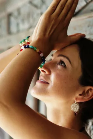 Mixed Stones Balancing Elastic Bracelet