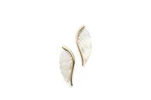 Mother of Pearl Wing Ear Piece