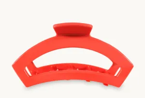 Open Hair Clip-Coral : Large
