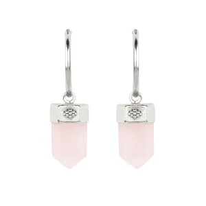 Open Heart Hoop Earrings