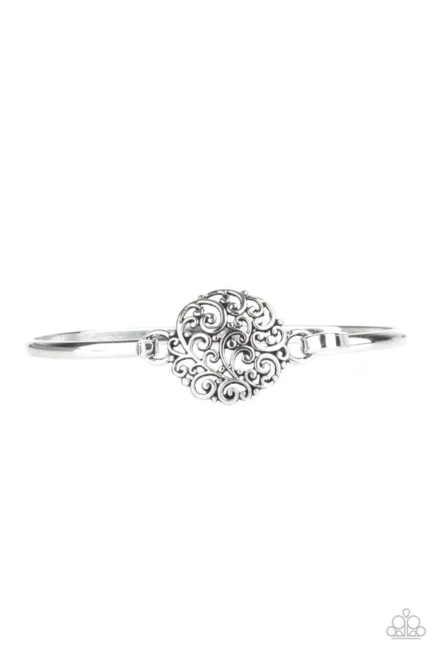 Paparazzi Bracelet ~ Filigree Fiesta - Silver