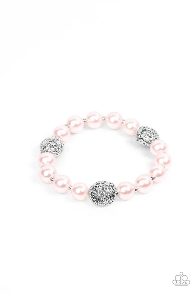 Paparazzi Bracelet ~ Upscale Whimsy - Pink