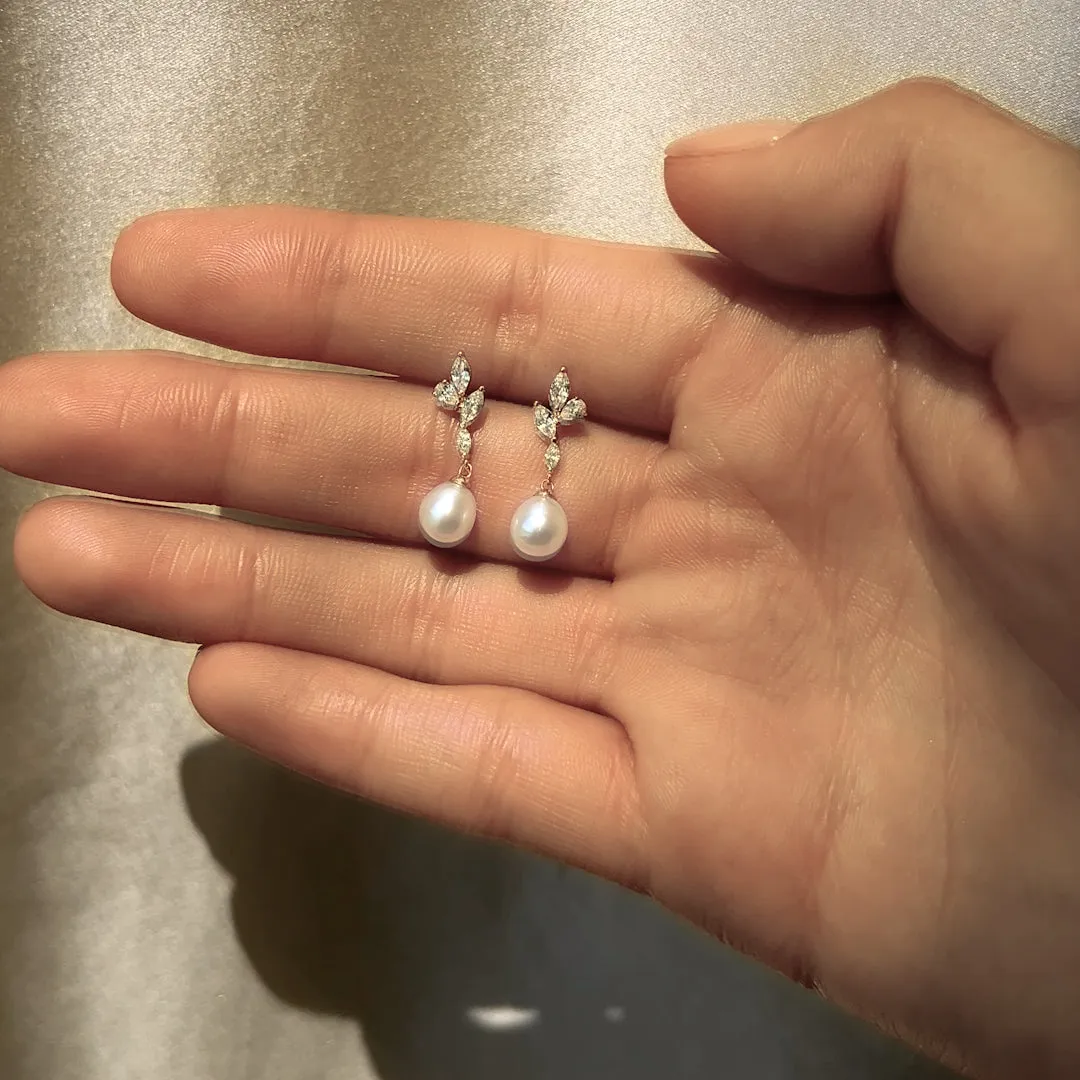 Pearl Drop Earrings - Ariana
