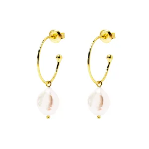 Pearl Gold Earrings