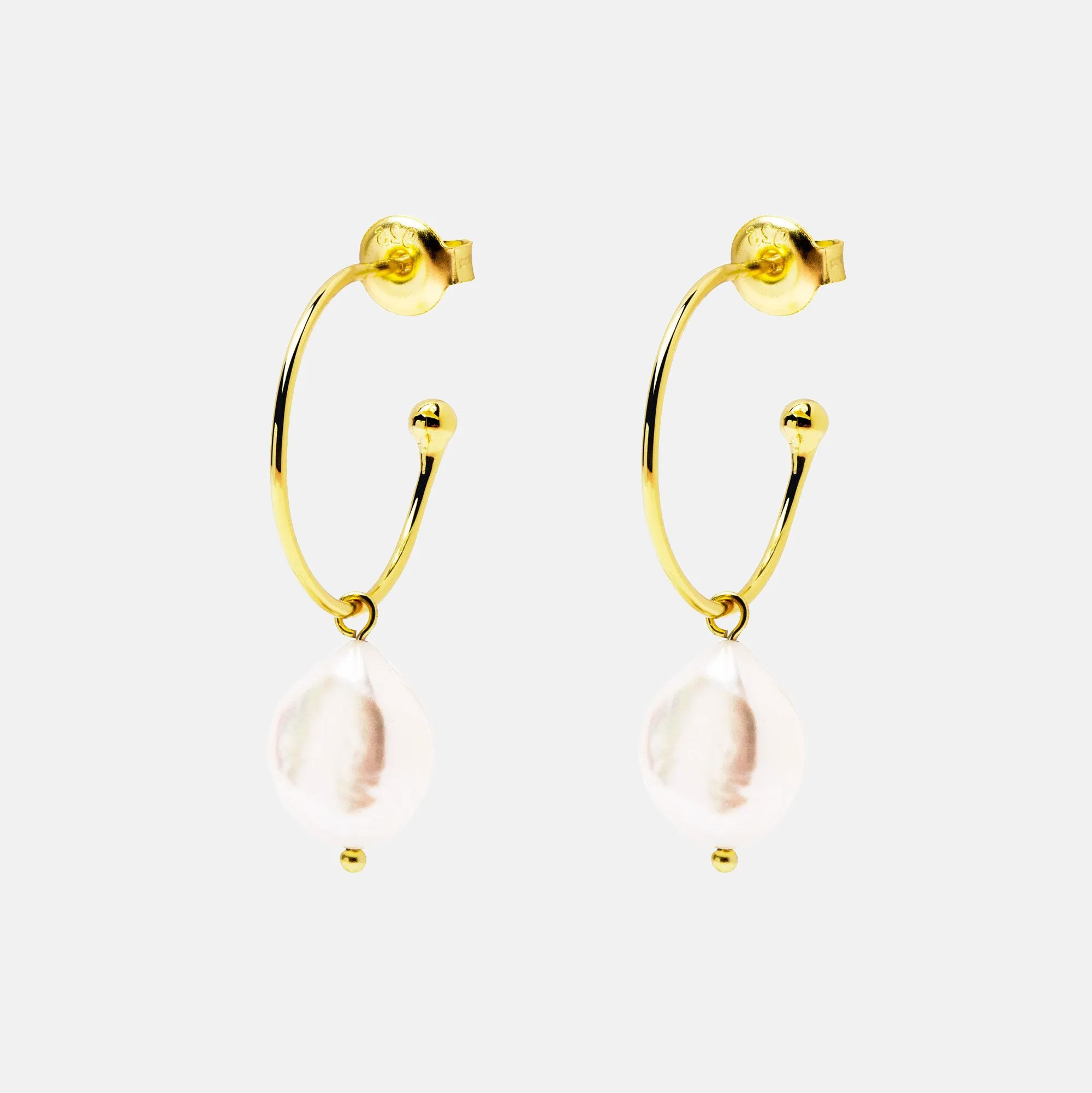 Pearl Gold Earrings