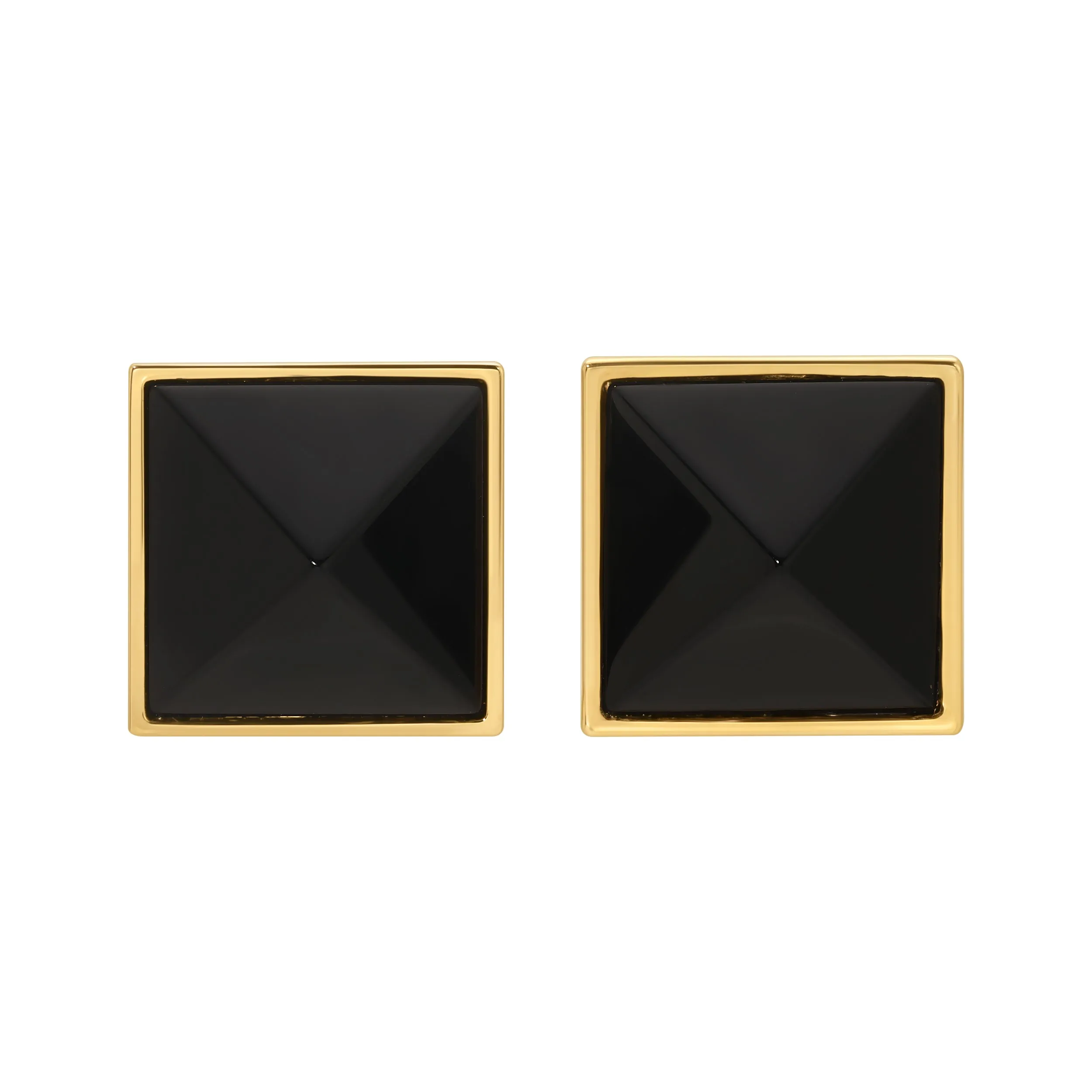 Pyramid Studs - Onyx Medium