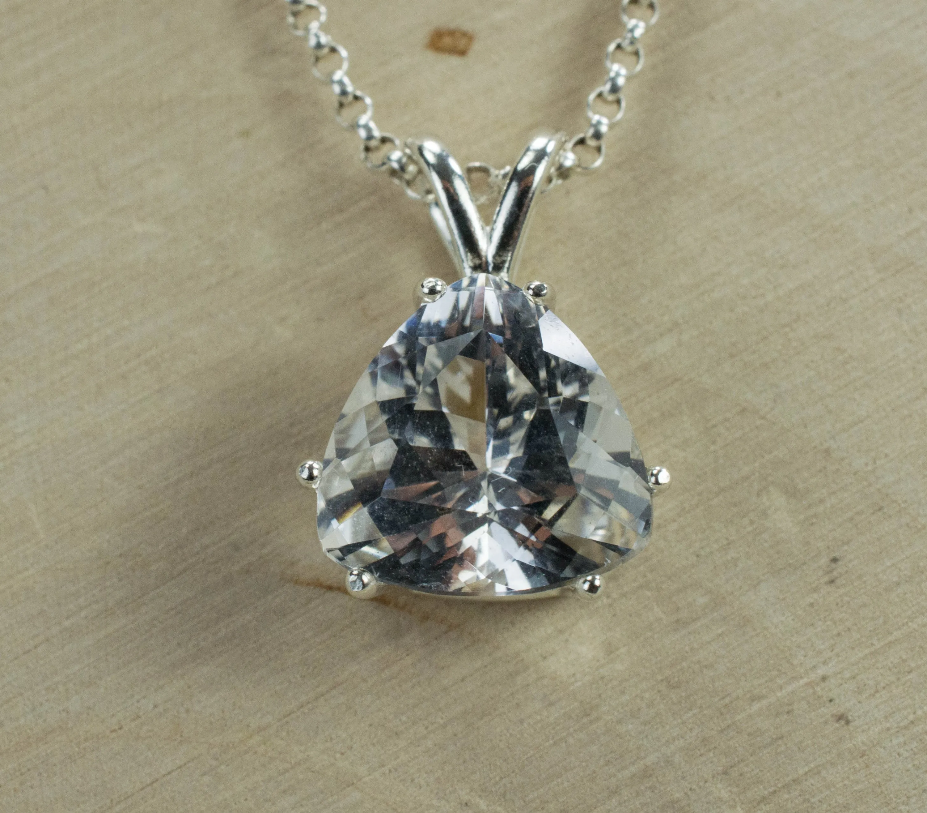 Quartz Pendant, Genuine Untreated Mondo Tanzanian Quartz