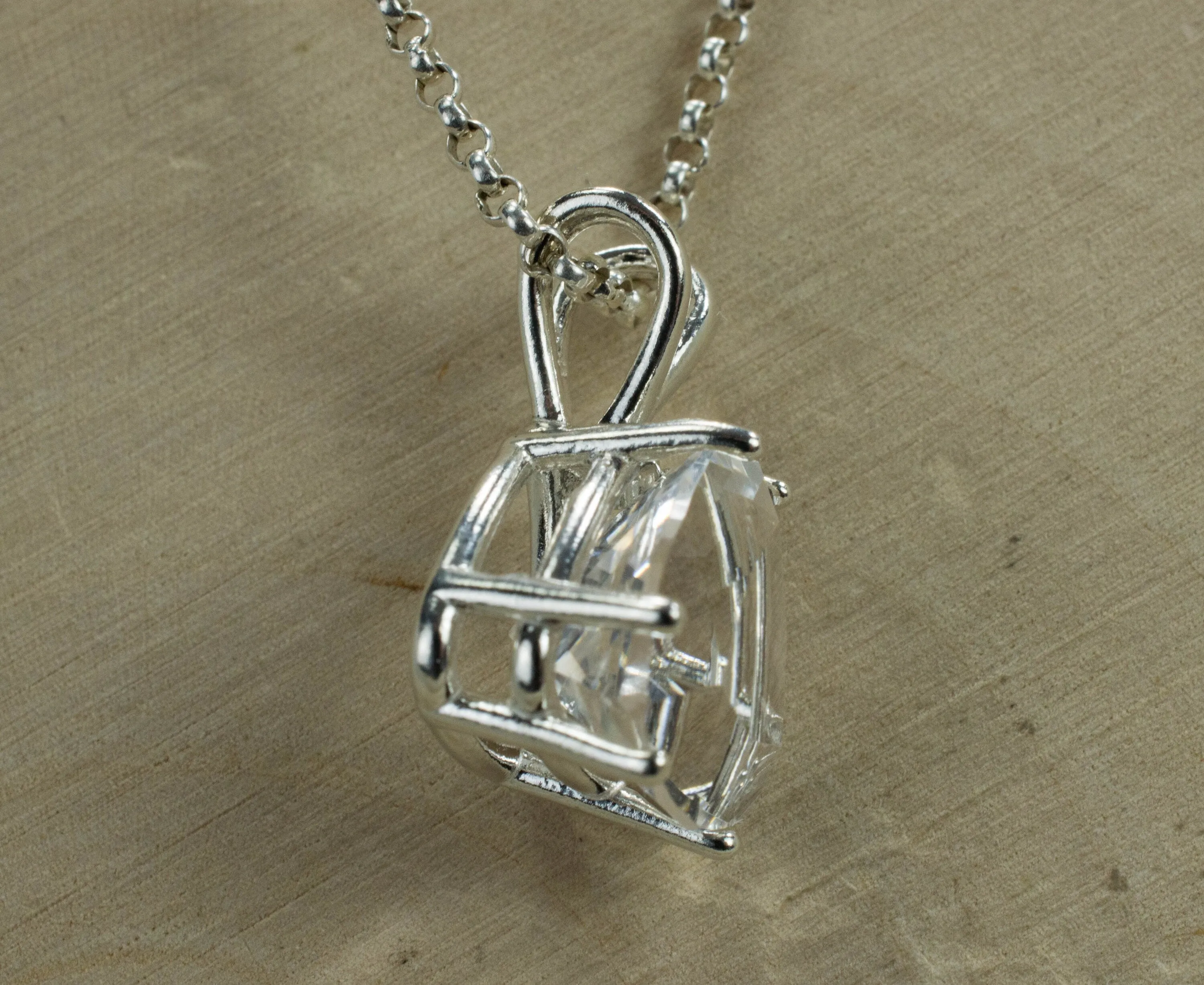 Quartz Pendant, Genuine Untreated Mondo Tanzanian Quartz