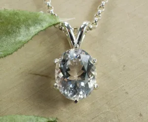 Quartz Pendant, Natural Untreated Mondo Tanzanian Quartz