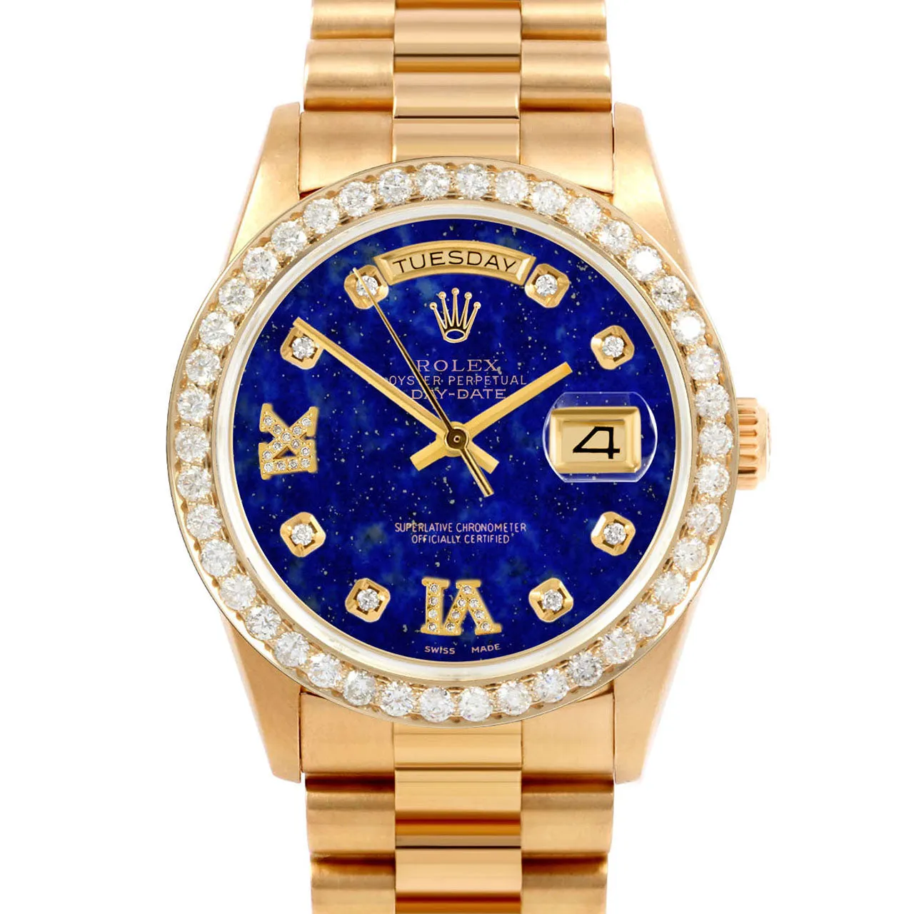 Rolex Day-Date 36mm | 18038-LPS-8DR69-25CT-PRS