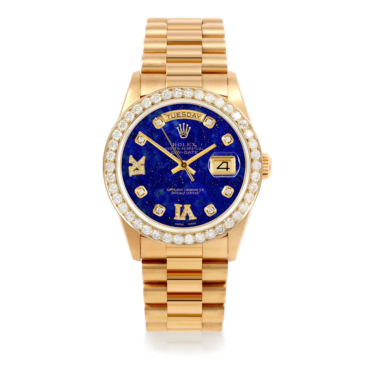 Rolex Day-Date 36mm | 18038-LPS-8DR69-25CT-PRS