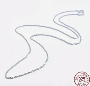 Rope Silver Necklace Chain- 925 Silver