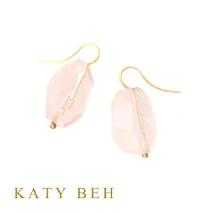 Rose Quartz Earrings