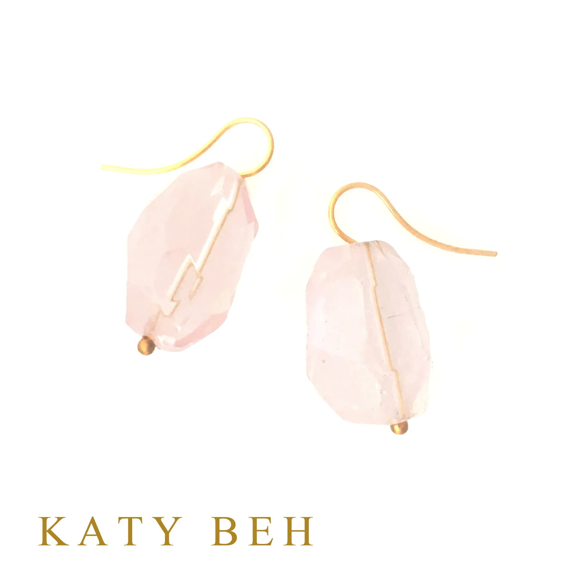 Rose Quartz Earrings