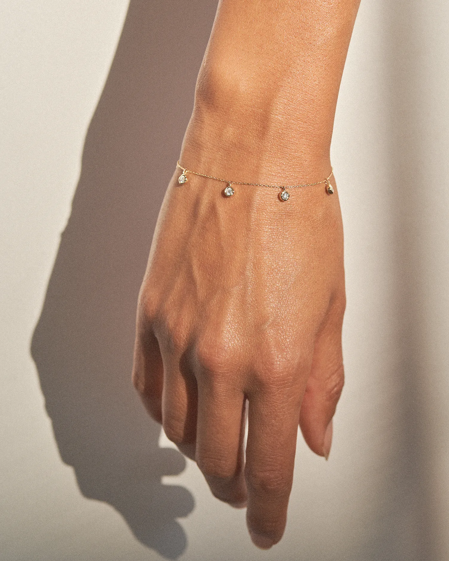Sapphire Station Droplet Bracelet
