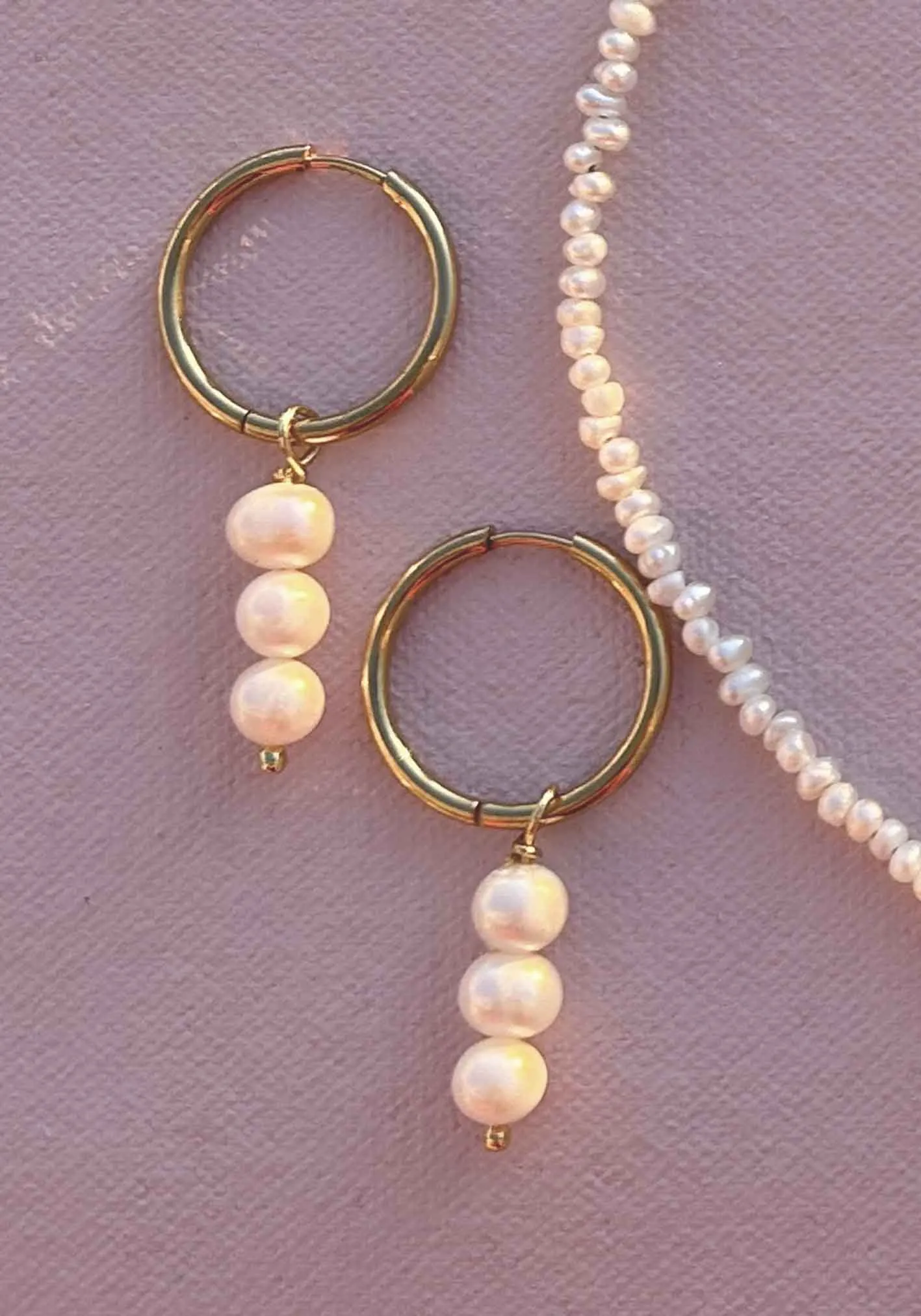 Sea Treasure Freshwater Pearl Earrings