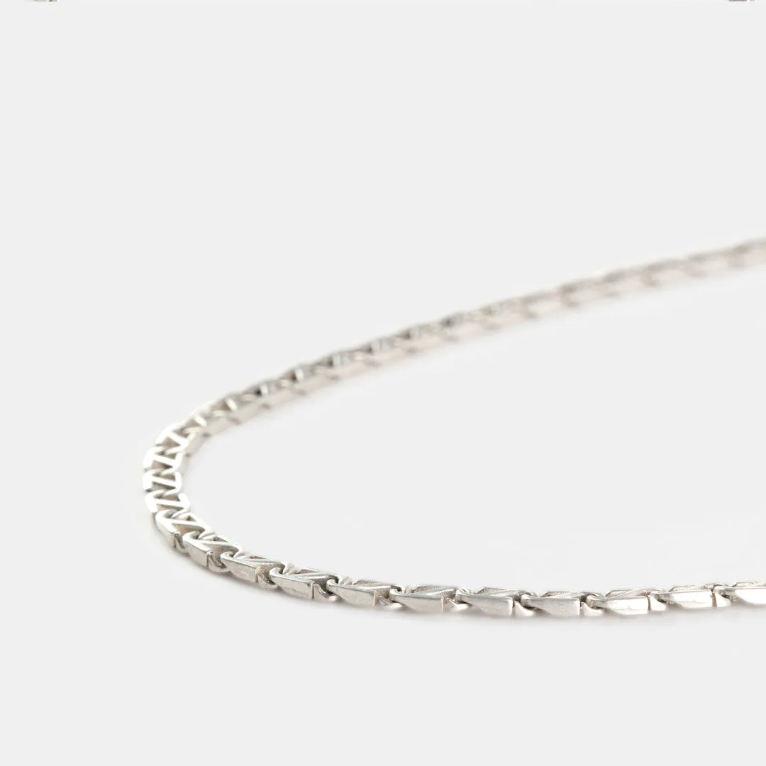 Silver Trademark Chain Link Necklace